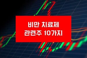 비만치료제 관련주 10가지 비만치료제 관련주 10가지