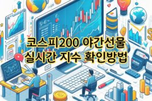 코스피200 야간선물 실시간 지수 설치X 보는법 코스피200 야간선물 실시간 지수 설치X 보는법