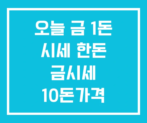 오늘 금 1돈 시세 한돈 금시세 10돈가격 오늘 금 1돈 시세 한돈 금시세 10돈가격